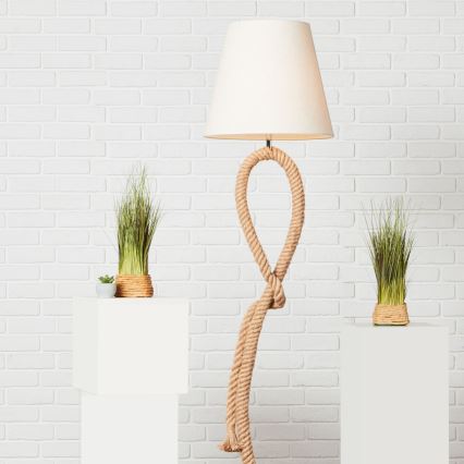 Brilliant - Stehlampe SAILOR 1xE27/40W/230V beige/creme