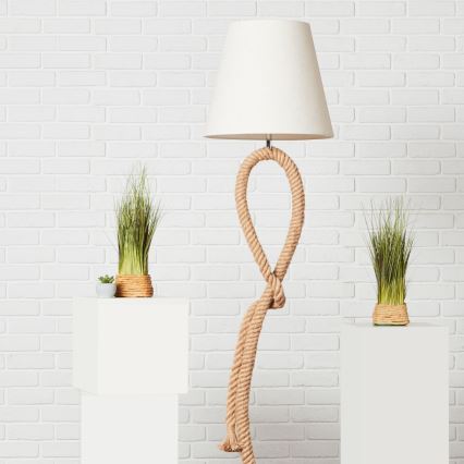 Brilliant - Stehlampe SAILOR 1xE27/40W/230V beige/creme