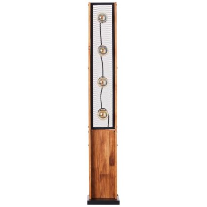 Brilliant - Stehleuchte CALANDRA 4xE27/42W/230V Kiefer