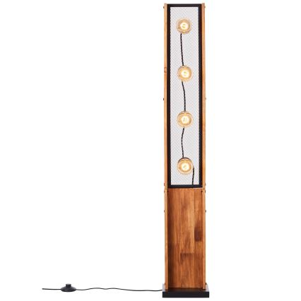 Brilliant - Stehleuchte CALANDRA 4xE27/42W/230V Kiefer