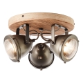 Brilliant - Strahler CARMEN WOOD 3xGU10/5W/230V Eukalyptus