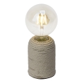 Brilliant - Tischlampe CARDU 1xE27/40W/230V beige