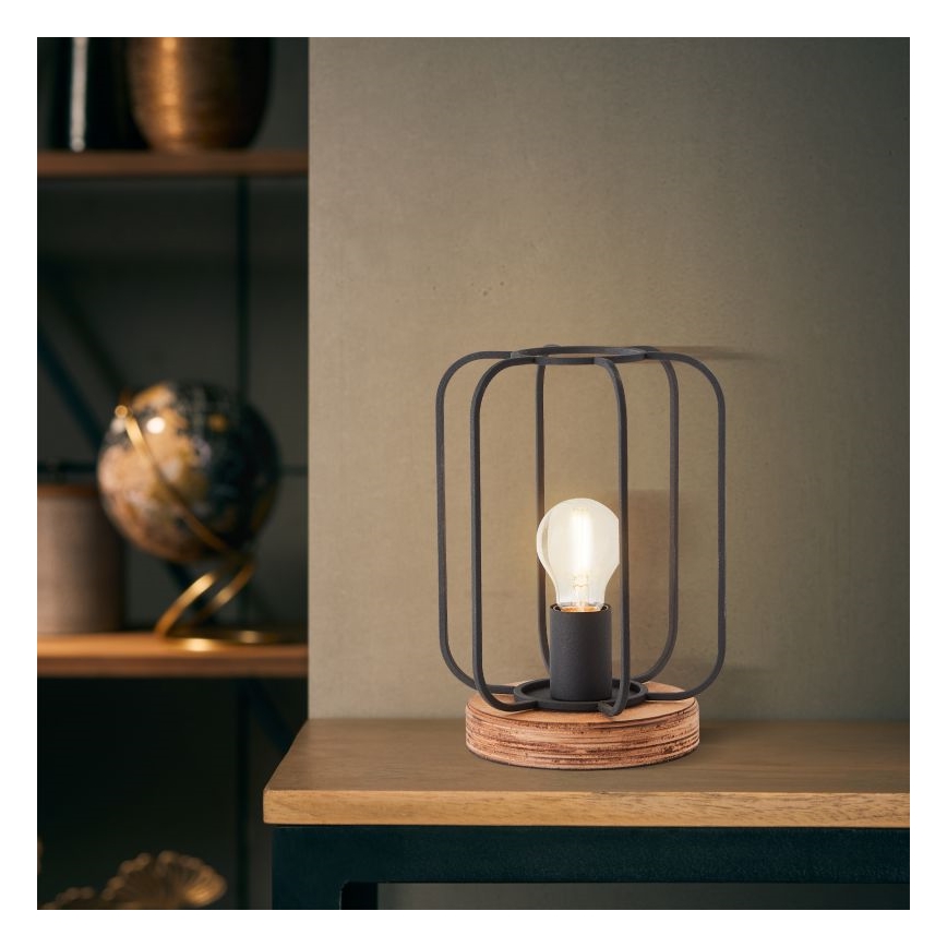 Brilliant - Tischlampe TOSH 1xE27/40W/230V Pappel