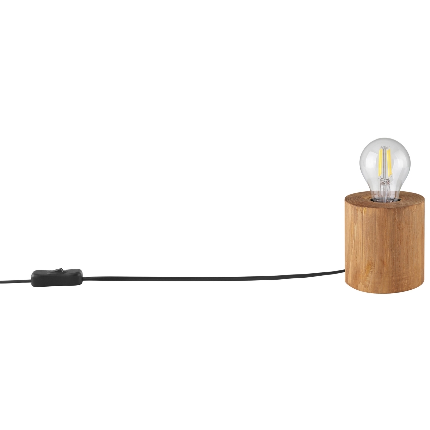 Brilliant - Tischlampe WOODRA 1xE27/20W/230V Kiefer
