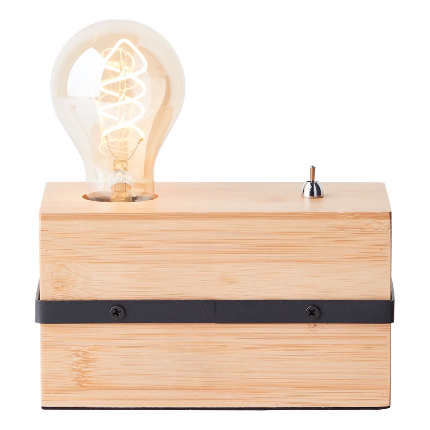 Brilliant - Tischleuchte BENNY 1xE27/40W/230V Bambus