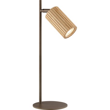 Brilliant - Tischleuchte LAKEWOOD 1xGU10/10W/230V braun