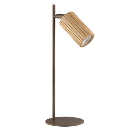Brilliant - Tischleuchte LAKEWOOD 1xGU10/10W/230V braun