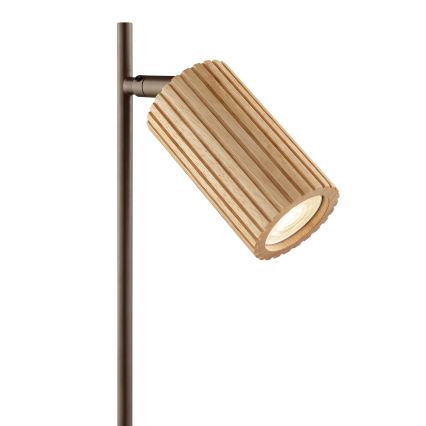 Brilliant - Tischleuchte LAKEWOOD 1xGU10/10W/230V braun