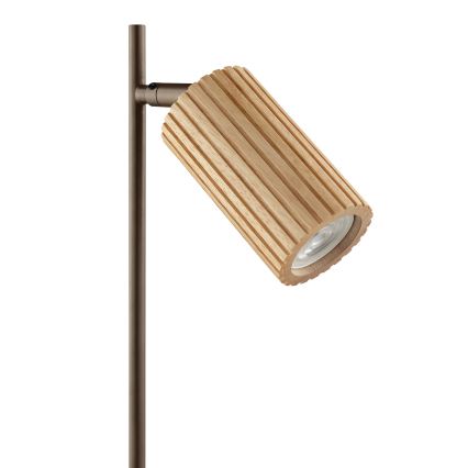 Brilliant - Tischleuchte LAKEWOOD 1xGU10/10W/230V braun
