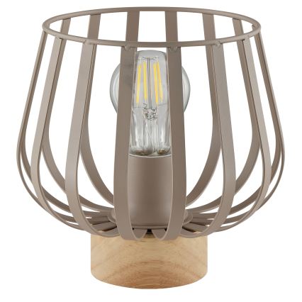 Brilliant - Tischleuchte NORDIC CAGE 1xE27/20W/230V beige
