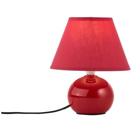 Brilliant - Tischleuchte PRIMO 1xE14/40W/230V Keramik/rot