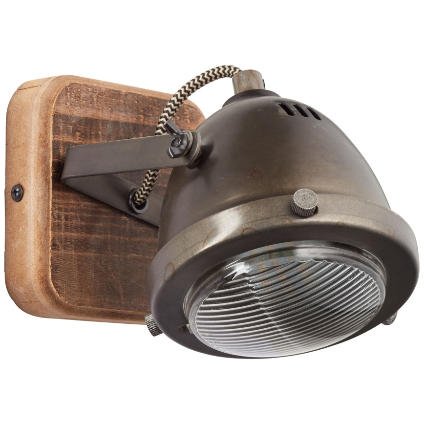 Brilliant - Wand-Spotleuchte CARMEN WOOD 1xGU10/5W/230V Eukalyptus
