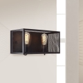 Brilliant - Wandleuchte MAZE 2xE27/40W/230V schwarz