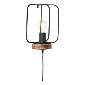 Brilliant - Wandleuchte TOSH 1xE27/52W/230V Pappel