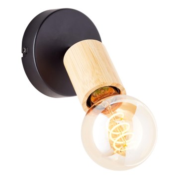 Brilliant - Wandspot 1xE27/28W/230V Bambus
