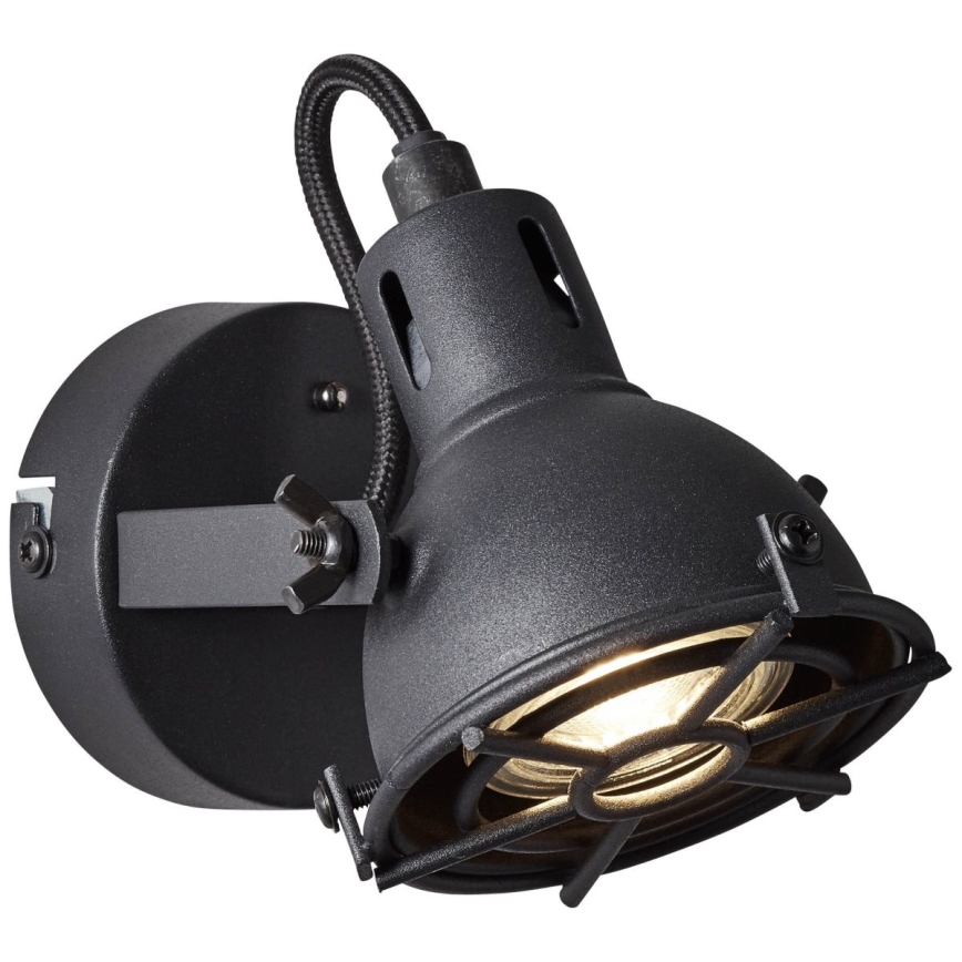 Brilliant - Wandspot JESPER 1xGU10/5W/230V schwarz