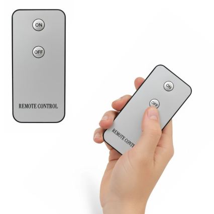 BRILLO 3er-Set LED-Kerzen, LED/2xAA, schwarz + Fernbedienung