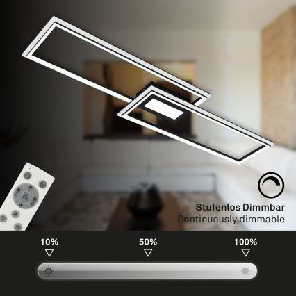Brilo 3735-015 - Dimmbare LED-RGBW-Aufbauleuchte FRAME LED/41W/230V 2700-6500K + Fernbedienung