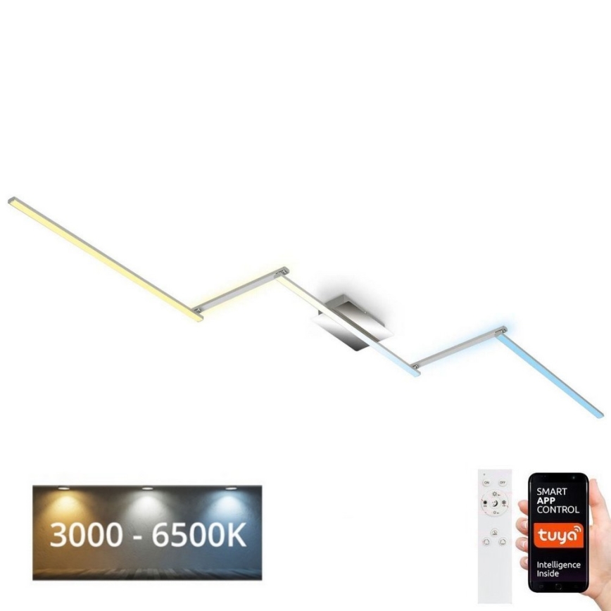 Brilo 3737-018 - Dimmbare LED-Deckenleuchte SMART LED/24W/230V 3000-6500K Wi-Fi Tuya + Fernbedienung