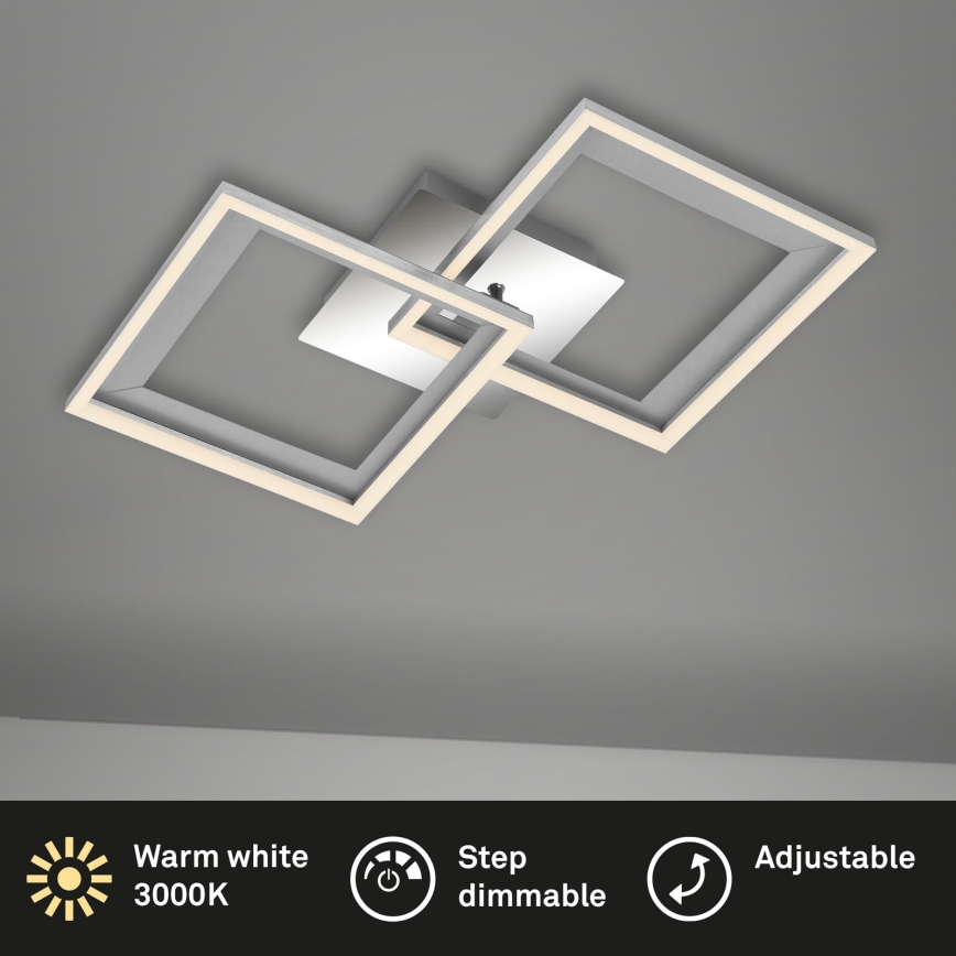 Brilo - Dimmbare LED-Aufbauleuchte FRAME 2xLED/11W/230V