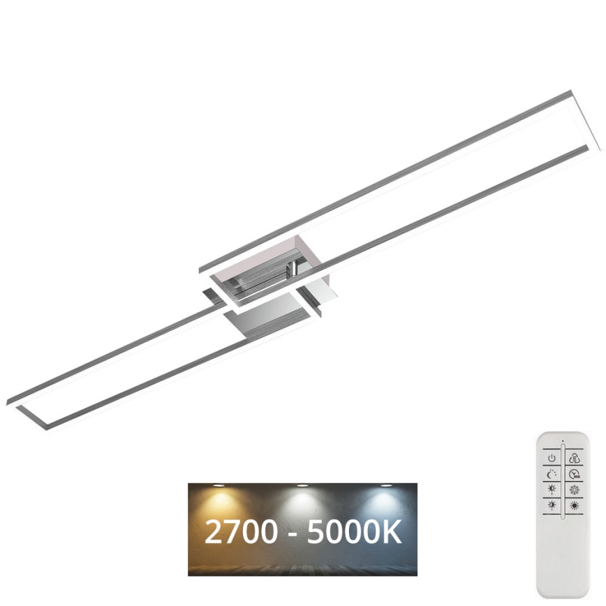 Brilo - Dimmbare LED-Aufbauleuchte FRAME 2xLED/20W/230V 2700-5000K + Fernbedienung