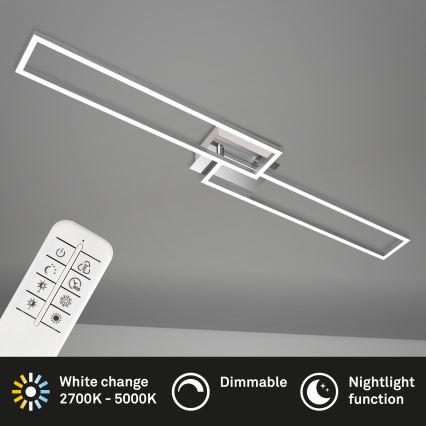 Brilo - Dimmbare LED-Aufbauleuchte FRAME 2xLED/20W/230V 2700-5000K + Fernbedienung