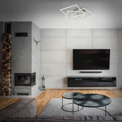 Brilo - Dimmbare LED-Aufbauleuchte FRAME LED/40W/230V 2700-5000K Wi-Fi Tuya + Fernbedienung