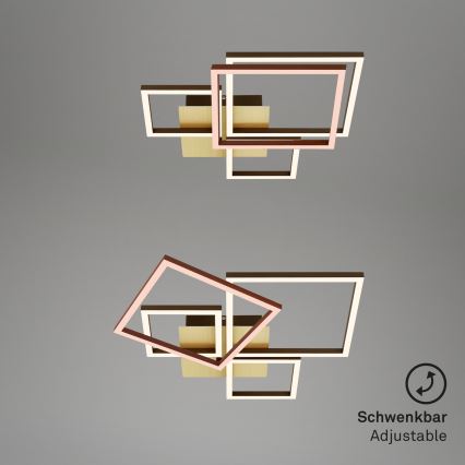 Brilo - Dimmbare LED-Aufbauleuchte FRAME LED/44W/230V