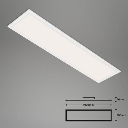 Brilo - Dimmbare LED-Deckenleuchte PIATTO LED/28W/230V 3000-6500K Wi-Fi Tuya + Fernbedienung