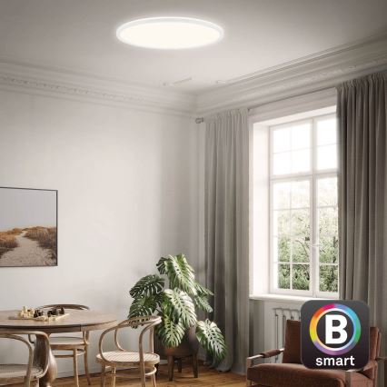 Brilo - Dimmbare LED-Deckenleuchte SLIM LED/22W/230V 2700-6500K Wi-Fi Tuya + Fernbedienung