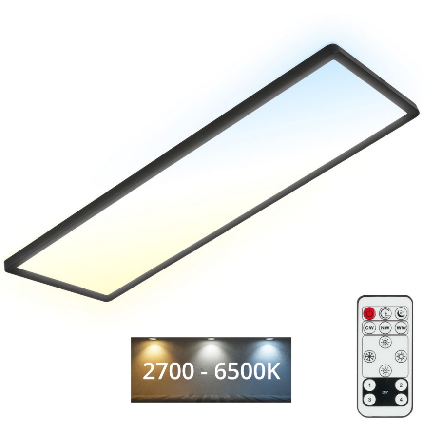 Brilo - Dimmbare LED-Deckenleuchte SLIM LED/23W/230V 2700-6500K + Fernbedienung