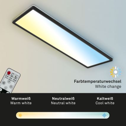 Brilo - Dimmbare LED-Deckenleuchte SLIM LED/23W/230V 2700-6500K + Fernbedienung