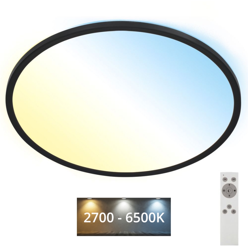 Brilo - Dimmbare LED-Deckenleuchte SLIM LED/31W/230V 2700-6500K + Fernbedienung