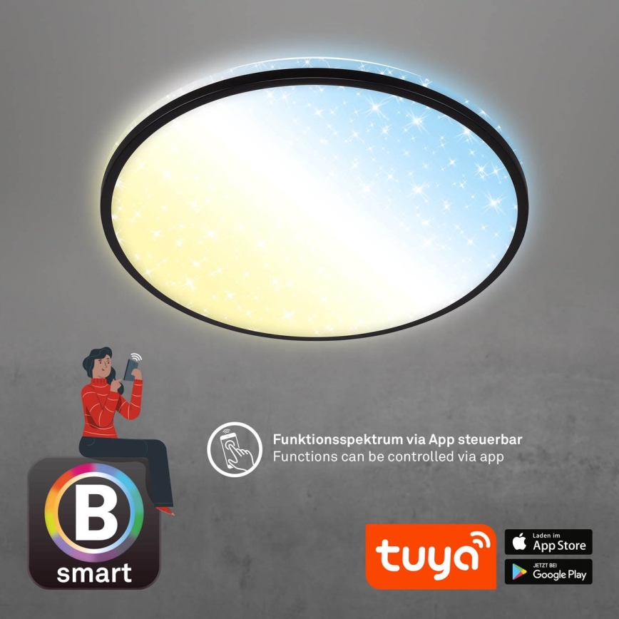 Brilo - Dimmbare LED-Deckenleuchte STARRY SKY LED/42W/230V 3000-6500K Wi-Fi Tuya + Fernbedienung