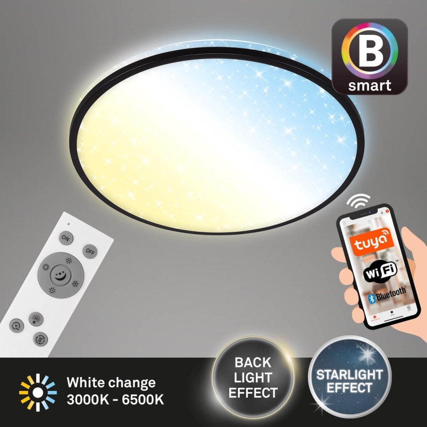 Brilo - Dimmbare LED-Deckenleuchte STARRY SKY LED/42W/230V 3000-6500K Wi-Fi Tuya + Fernbedienung