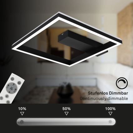 Brilo - Dimmbare LED-RGBW-Aufbauleuchte FRAME LED/18W/230V 2700-6500K + Fernbedienung