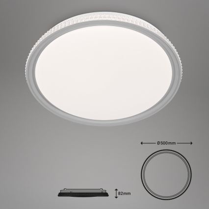 Brilo - LED RGB dimmbare Deckenleuchte LED/40W/230V 3000-6500K + Fernbedienung