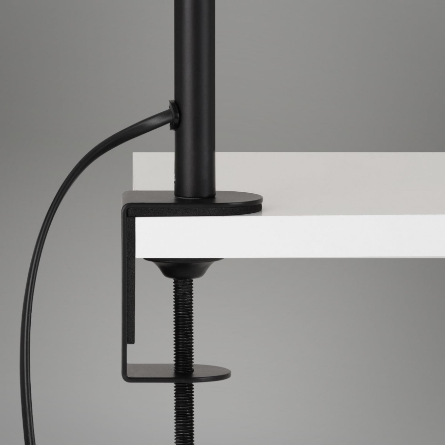 Brilo - Flexibel Tischleuchte mit Klemme 1xE27/10W/230V schwarz