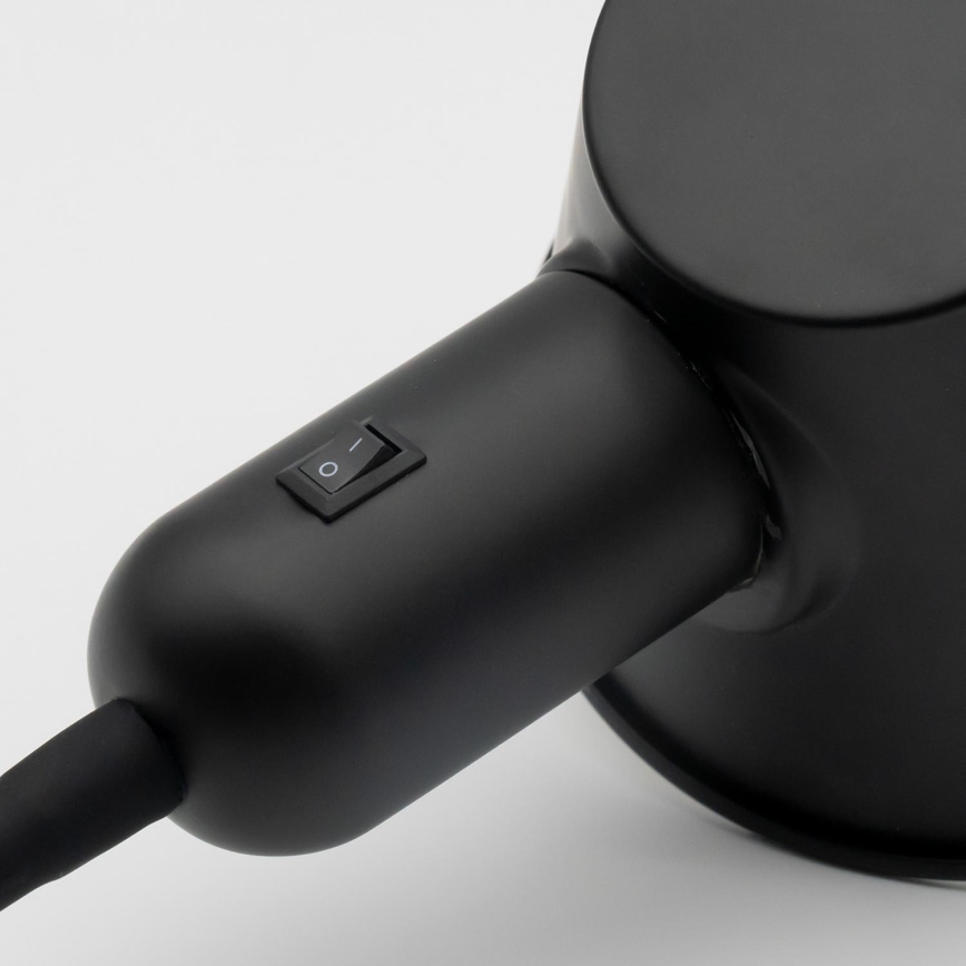 Brilo - Flexibel Tischleuchte mit Klemme 1xE27/10W/230V schwarz