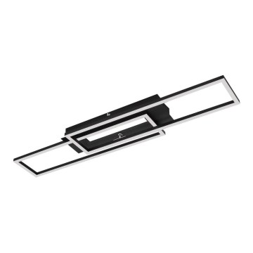 Brilo - LED Deckenleuchte FRAME 2xLED/20W/230V schwarz