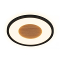 Brilo - LED-Deckenleuchte SUFIT WOOD LED/18W/230V 3000K Ø 29 cm
