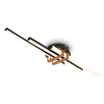 Brilo - LED-Deckenleuchte TINKA LED/21W/230V 3000K schwarz