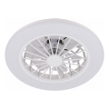 Brilo - LED-dimmbarer Deckenventilator PAFO LED/24W/230V 3000-6500K weiß + Fernbedienung