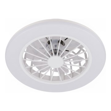 Brilo - LED-dimmbarer Deckenventilator PAFO LED/24W/230V 3000-6500K weiß + Fernbedienung