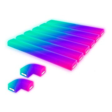 Brilo - LED RGBIC dimmbare Lichtleiste Smart LED/24W/230V Wi-Fi Tuya