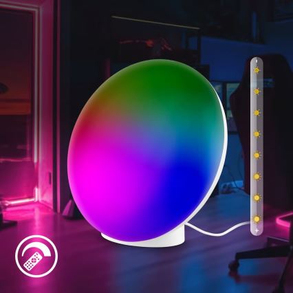 Brilo - LED RGBIC dimmbare, wiederaufladbare Schreibtischlampe TARA LED/6W/5V 3000-6500K Wi-Fi Tuya + Fernbedienung