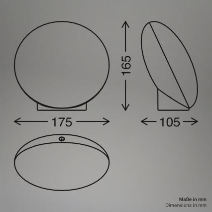 Brilo - LED RGBIC dimmbare, wiederaufladbare Schreibtischlampe TARA LED/6W/5V 3000-6500K Wi-Fi Tuya + Fernbedienung