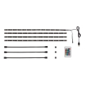 Brilo - LED RGBW dimmbarer Streifen für TV 3m LED/2,5W/USB + Fernbedienung