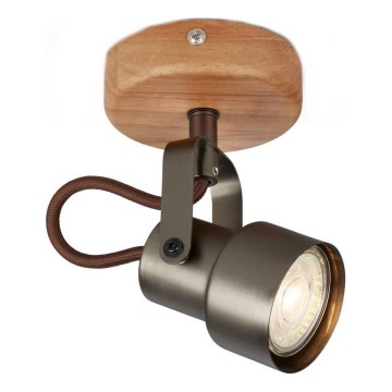 Brilo - LED-Spot TAHUN 1x GU10/5W/230V braun