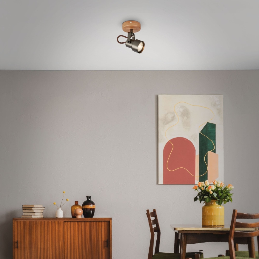 Brilo - LED-Spot TAHUN 1xGU10/5W/230V 3000K braun